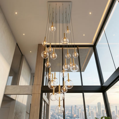 Cascading Lumina Grand Chandelier