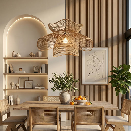 Mariposa Rattan Pendant Light