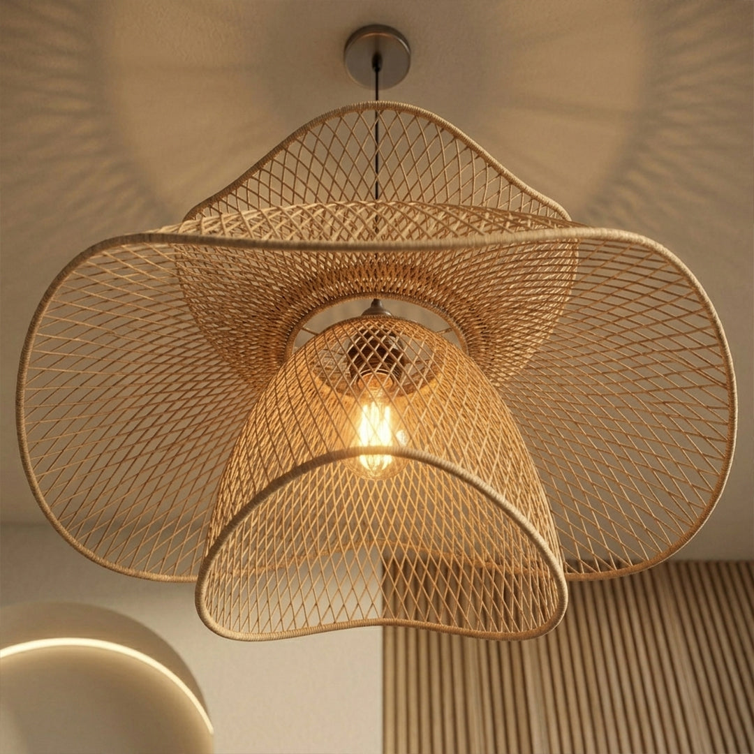 Mariposa Rattan Pendant Light