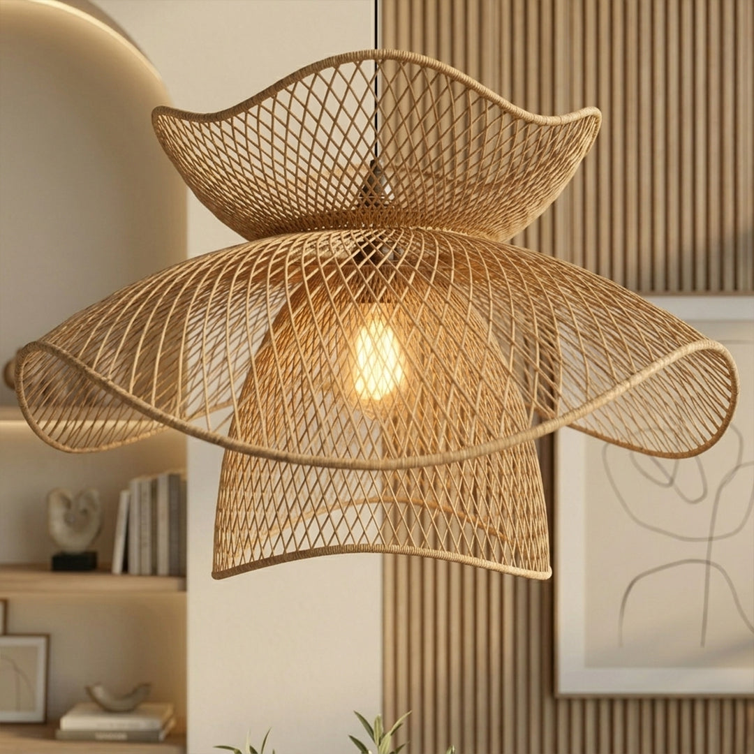 Mariposa Rattan Pendant Light