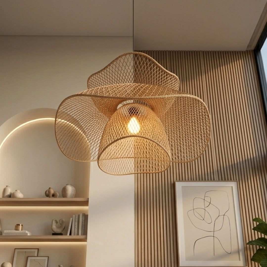 Mariposa Rattan Pendant Light