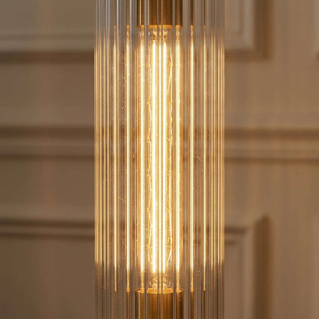 Horizon Glass Cylinder Floor Lamp