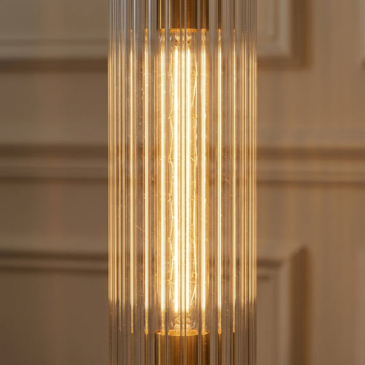 Horizon Glass Cylinder Floor Lamp