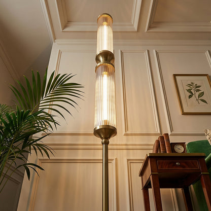 Horizon Glass Cylinder Floor Lamp